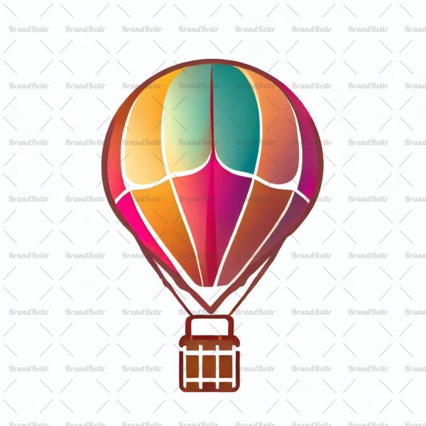 Reisender Heißluftballon